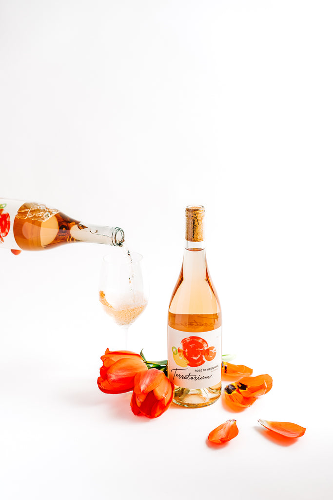 2021 Rosé of Grenache. Starfield Vineyards, El Dorado AVA. Glass Pour